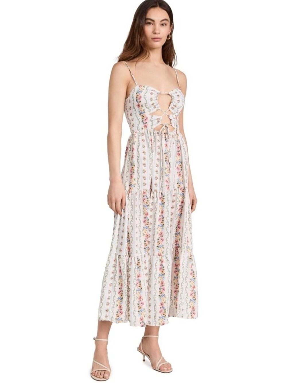 Resa Ariel Midi Dress in Midsummer Size M Boho Summer Festival - Picture 2 of 10